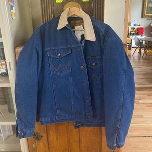 WRANGLER blanket lined denim jacket